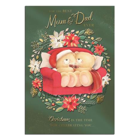 Mum & Dad Forever Friends Christmas Card